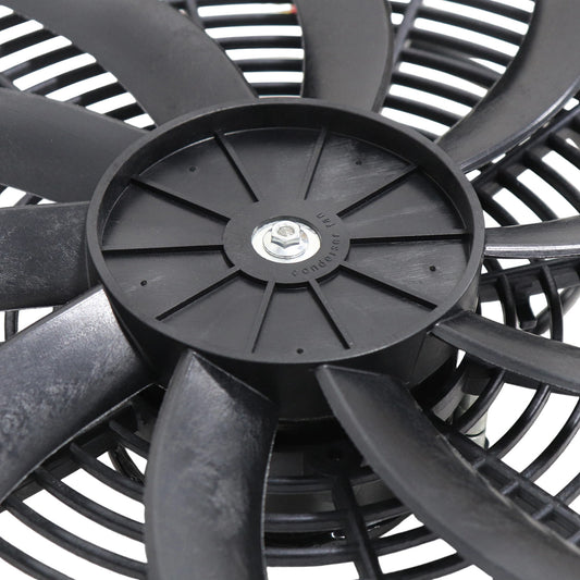 car and truck radiator cooling fan,16-17 inch large size,12-volt 180-watt motor