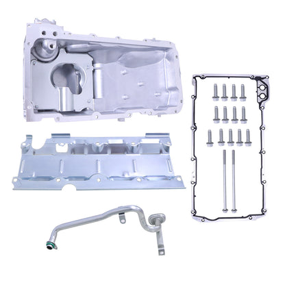 Engine Oil Pan w/ Gasket For Chevy Silverado GMC Sierra 1500 LS 4.8 5.3 6.0 6.2L