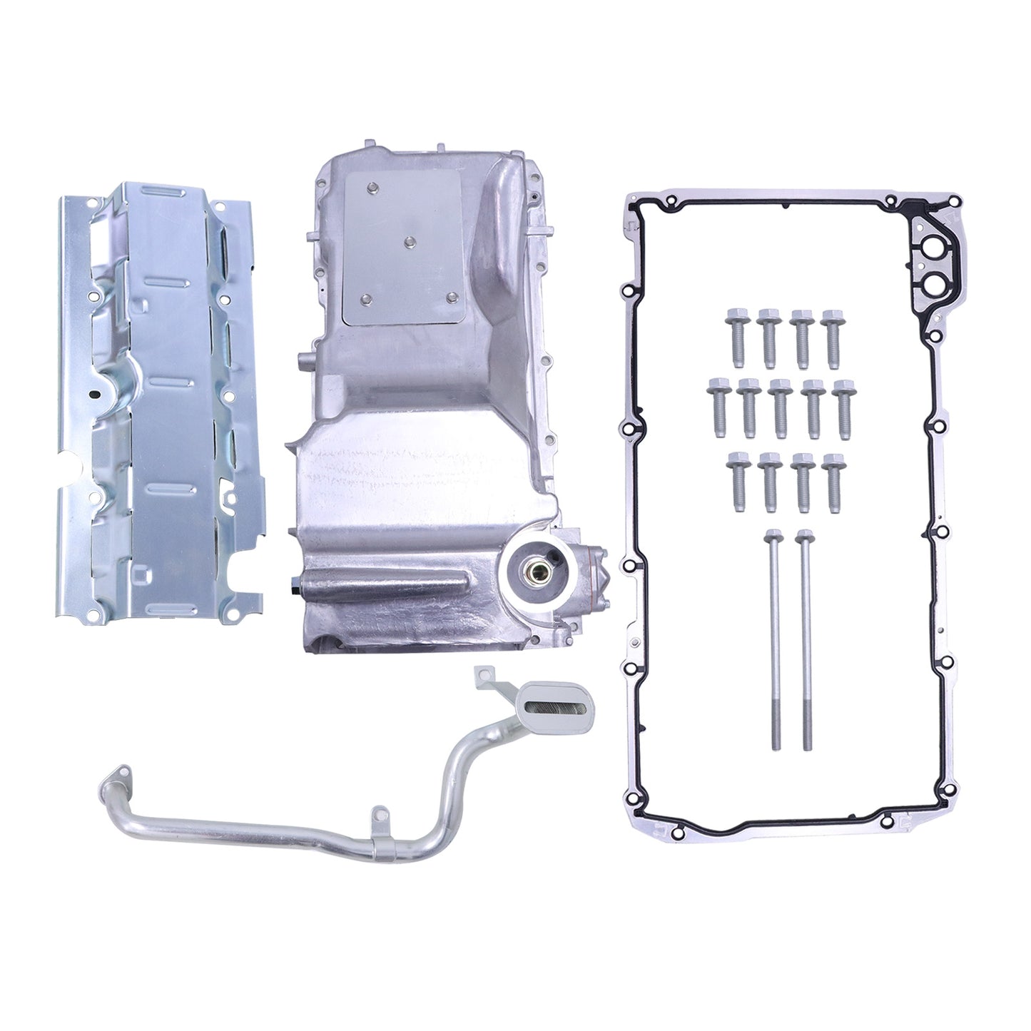 Engine Oil Pan w/ Gasket For Chevy Silverado GMC Sierra 1500 LS 4.8 5.3 6.0 6.2L