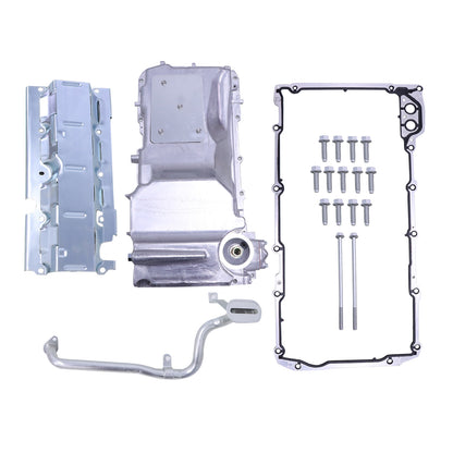 Engine Oil Pan w/ Gasket For Chevy Silverado GMC Sierra 1500 LS 4.8 5.3 6.0 6.2L