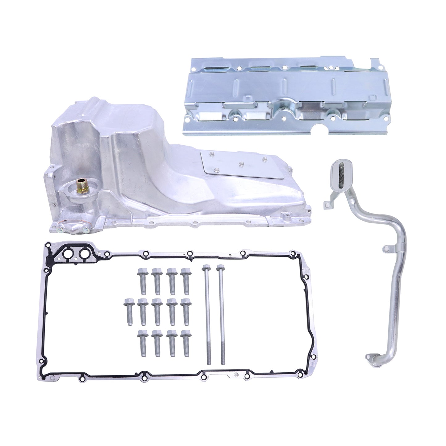 Engine Oil Pan w/ Gasket For Chevy Silverado GMC Sierra 1500 LS 4.8 5.3 6.0 6.2L