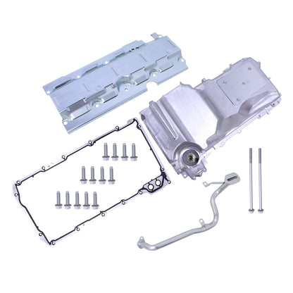 Engine Oil Pan w/ Gasket For Chevy Silverado GMC Sierra 1500 LS 4.8 5.3 6.0 6.2L
