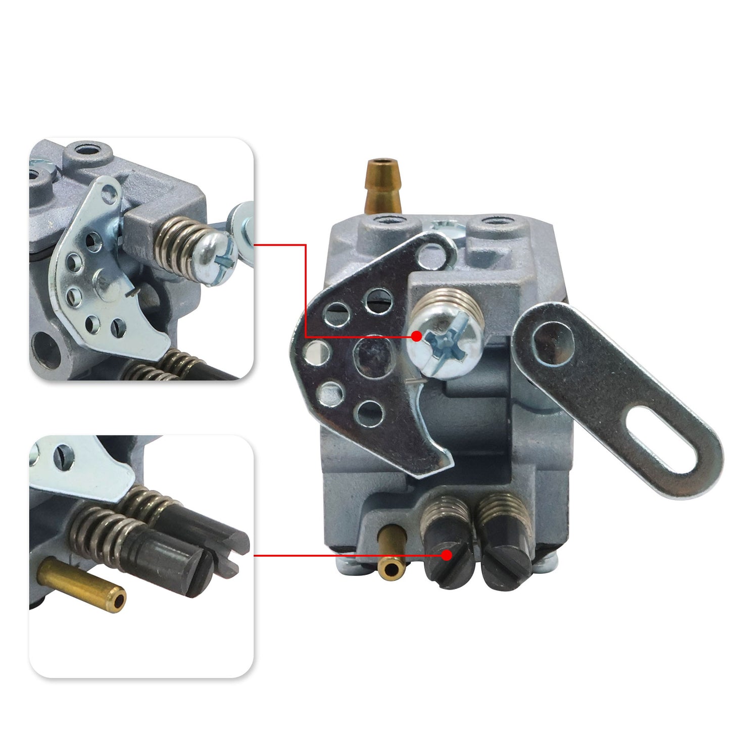 Fit For Walbro WT-439 WT-439-1 Chainsaws Replacement Carburetor with Air Filter