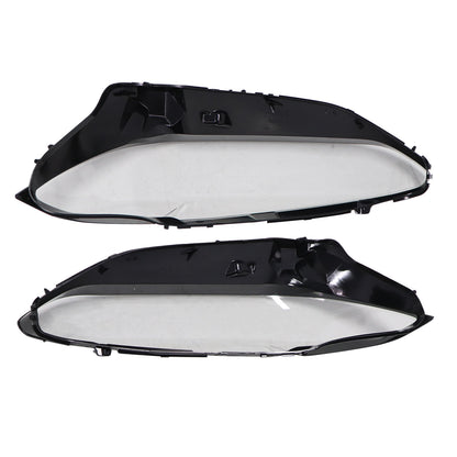 Pair Headlight Lens Clear Cover For BMW 4-Series / M4 i4 2021-2024 Left & Right