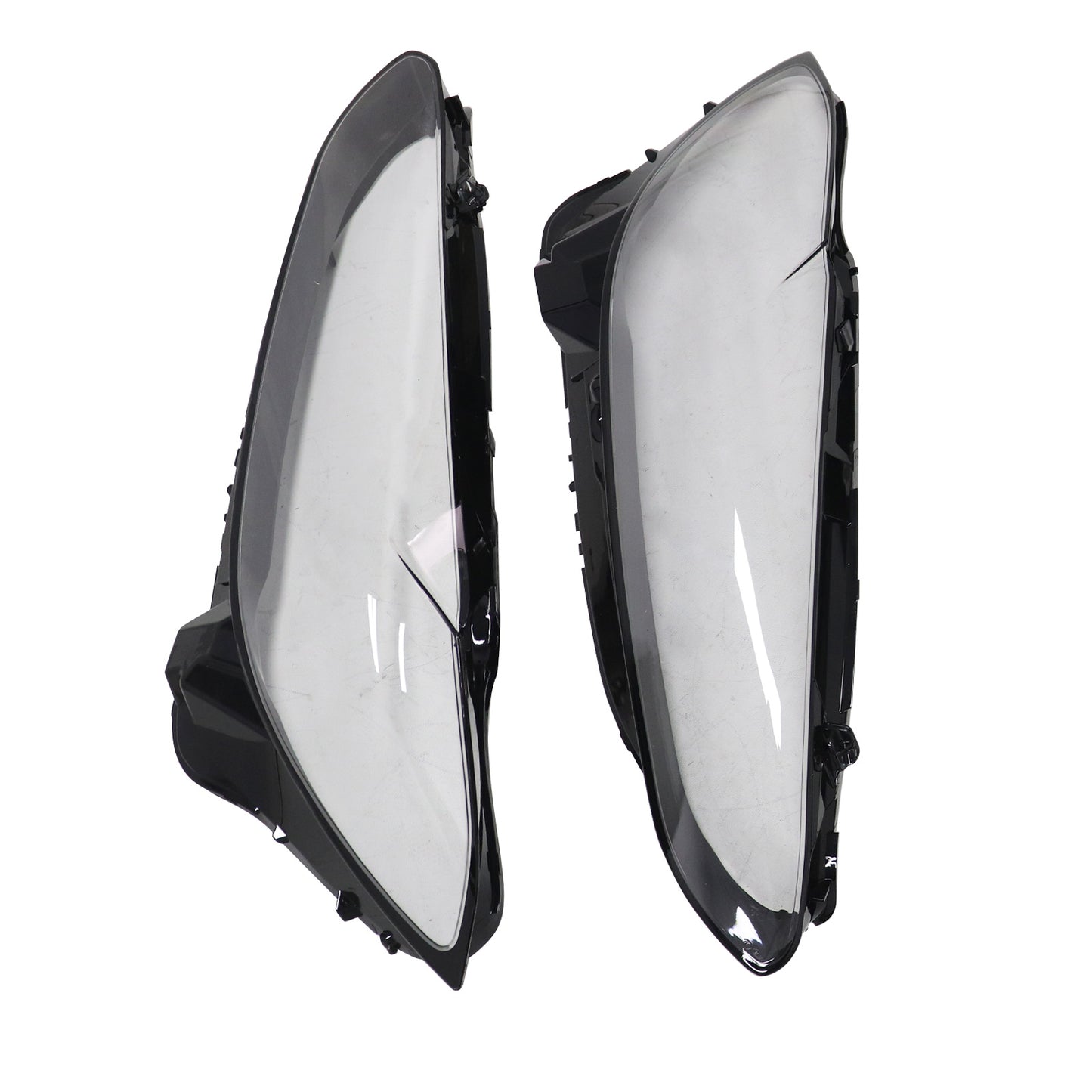 Pair Headlight Lens Clear Cover For BMW 4-Series / M4 i4 2021-2024 Left & Right