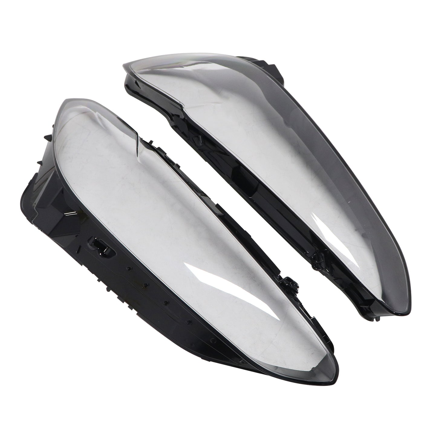 Pair Headlight Lens Clear Cover For BMW 4-Series / M4 i4 2021-2024 Left & Right