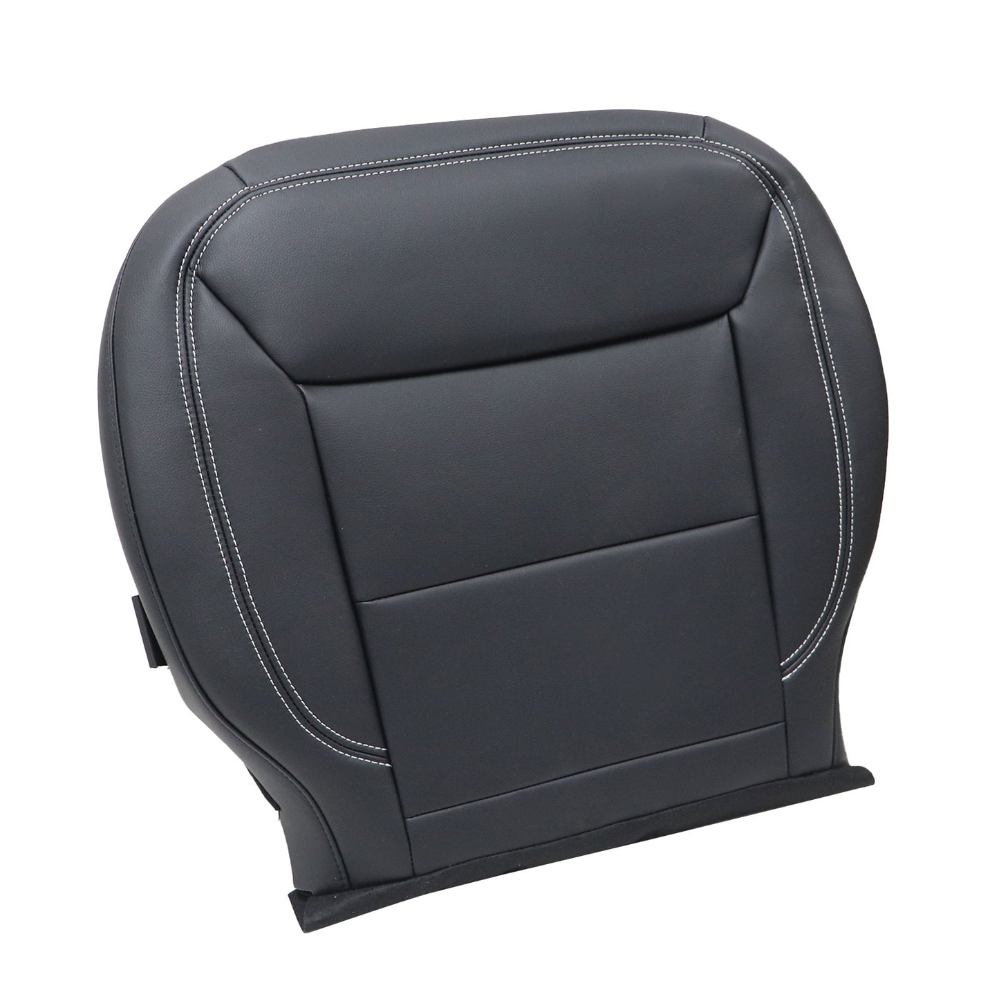 2020-2024 For Ford Explorer Driver Bottom Replacement Leather Seat Cover Black