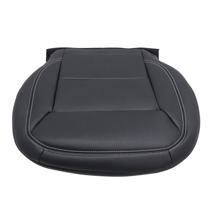 2020-2024 For Ford Explorer Driver Bottom Replacement Leather Seat Cover Black