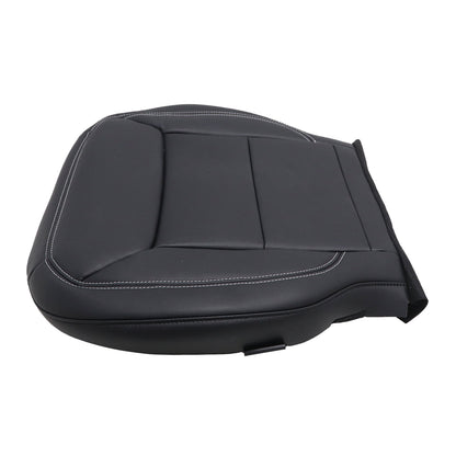 2020-2024 For Ford Explorer Driver Bottom Replacement Leather Seat Cover Black