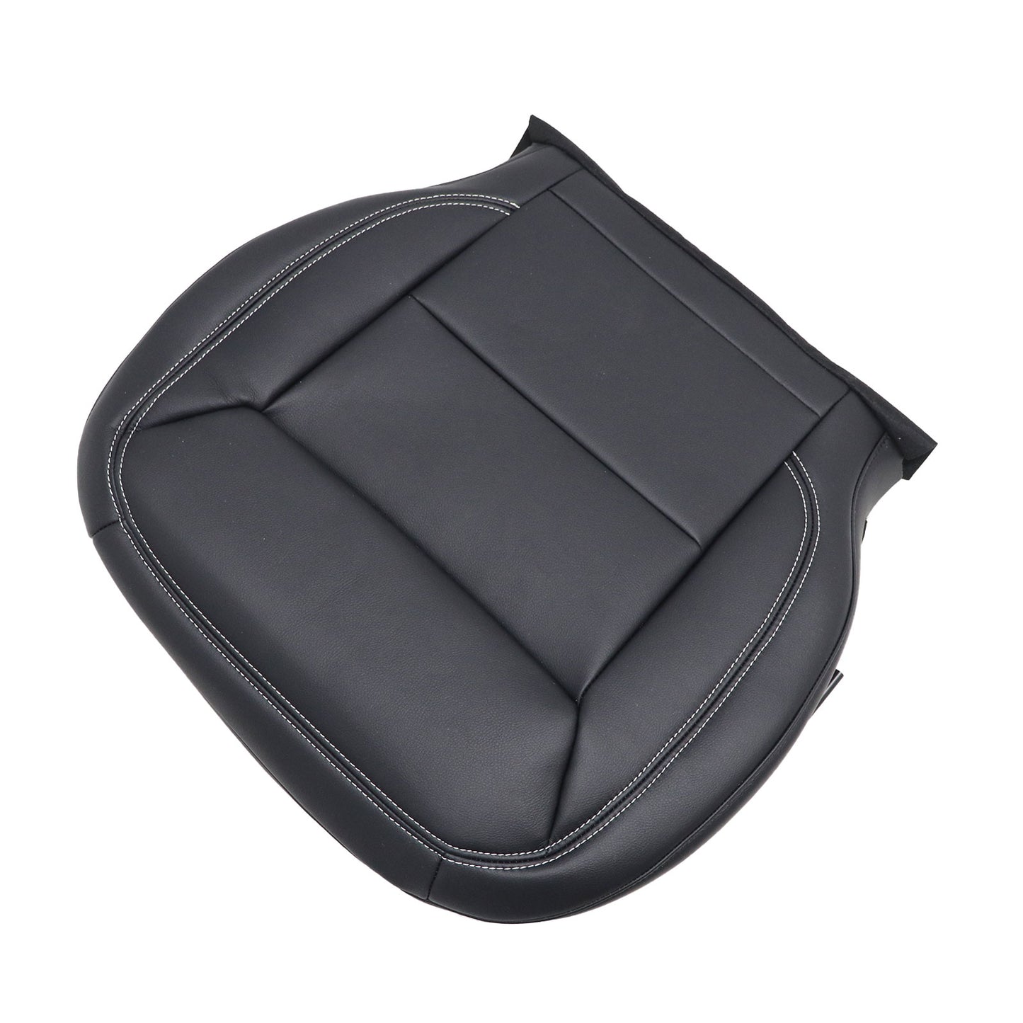 2020-2024 For Ford Explorer Driver Bottom Replacement Leather Seat Cover Black