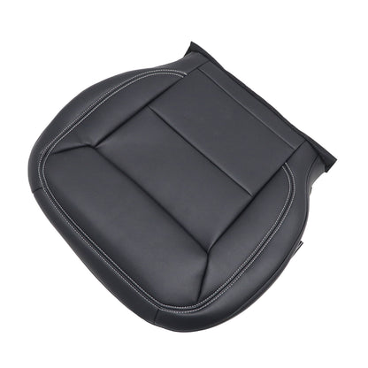 2020-2024 For Ford Explorer Driver Bottom Replacement Leather Seat Cover Black