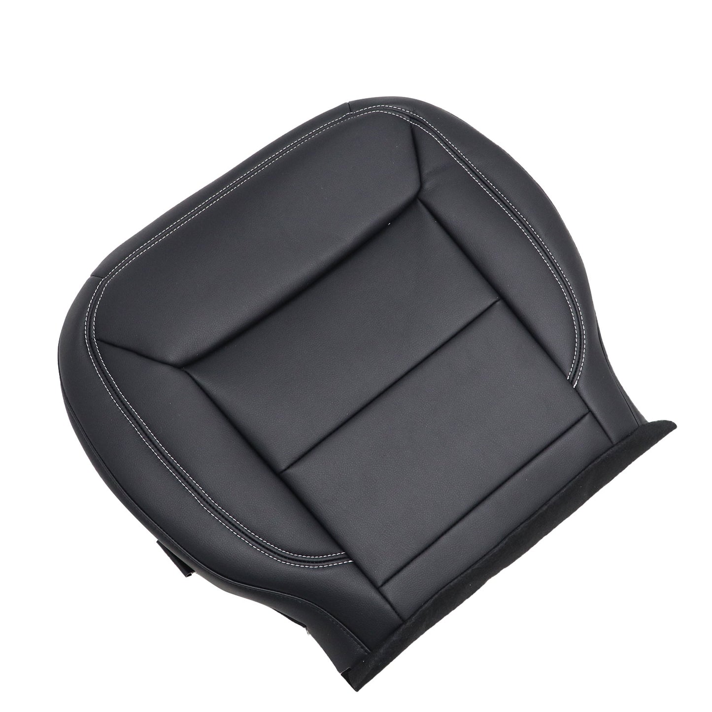 2020-2024 For Ford Explorer Driver Bottom Replacement Leather Seat Cover Black