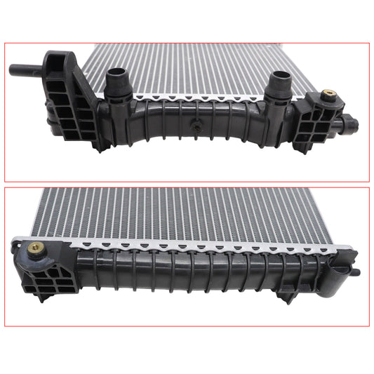 Left Radiator with Oil Cooler For Alfa Romeo Giulia Stelvio 2017-2024 2.0 2.9