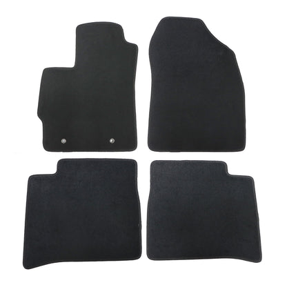 4Pcs For Toyota Prius 2010-2011 Front & 2nd Floor Mats Carpet Velour Black New