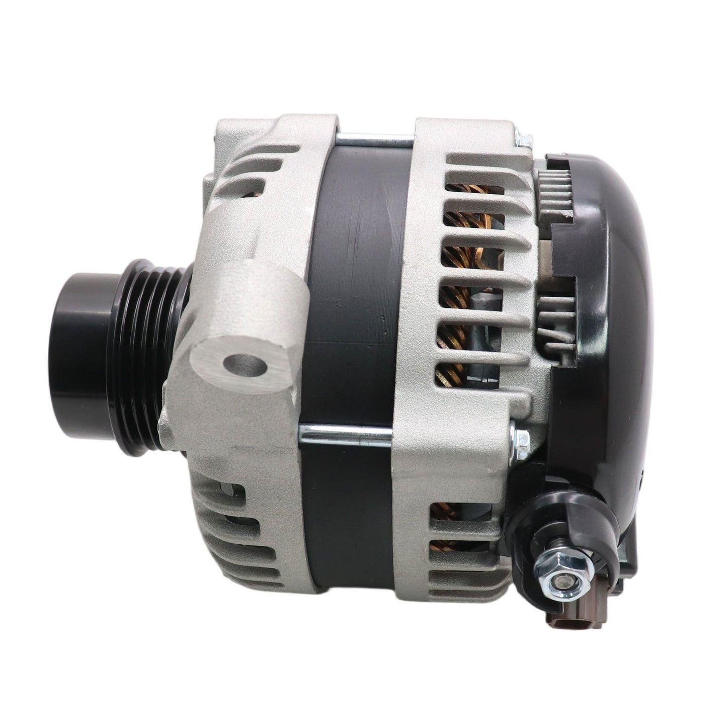 Alternator For Ford Mustang 2015-2023 2.3L 175A 12V CW 4-Groove Decoupler Pulley
