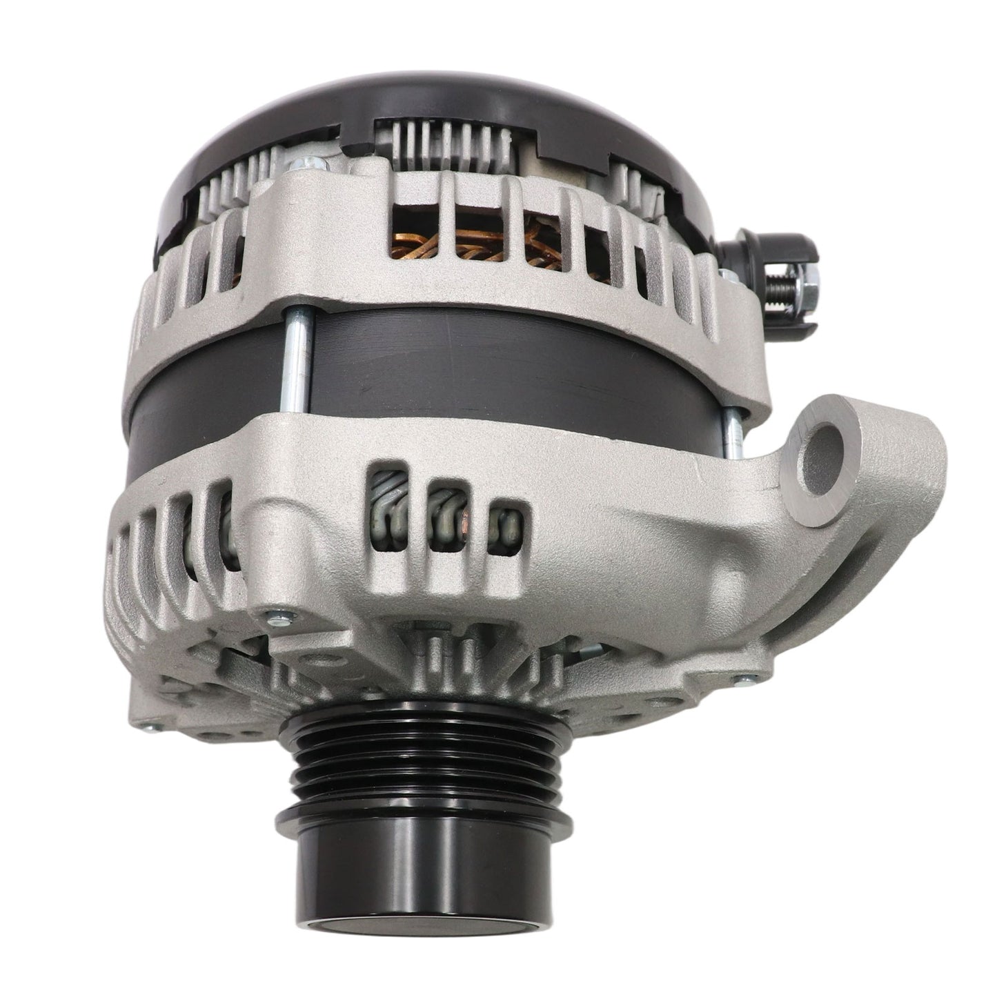 Alternator For Ford Mustang 2015-2023 2.3L 175A 12V CW 4-Groove Decoupler Pulley
