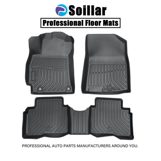 Floor Mats Liner For 2021-2024 Hyundai Elantra Hybrid Front-Rear All Weather TPE