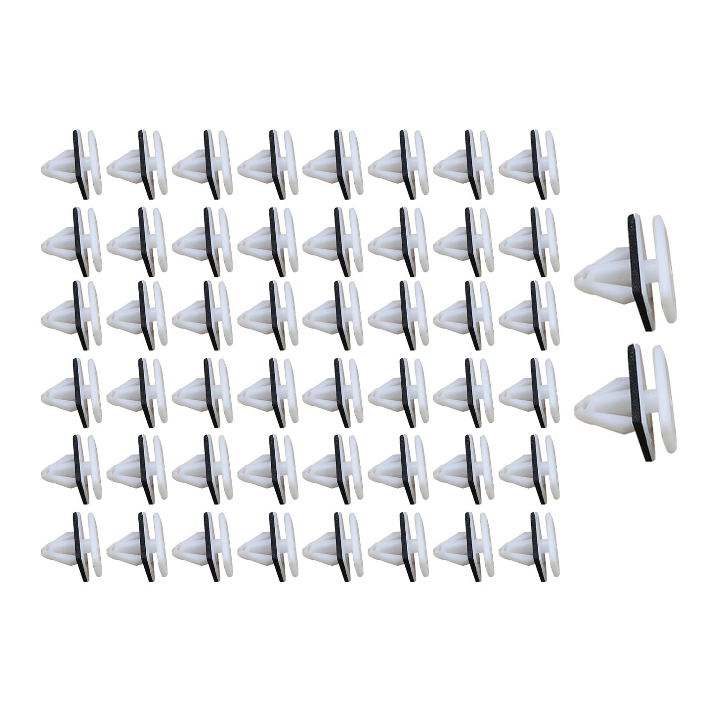For Ford F-150 Lincoln MKX 9mm Rocker Panel & Door Moulding Clip Retainer 50Pcs