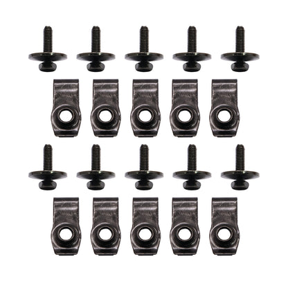 Fits GMC Ford Chrysler Jeep N623343-S2 20X M8 Body Bolts & Extruded U Nuts Kits
