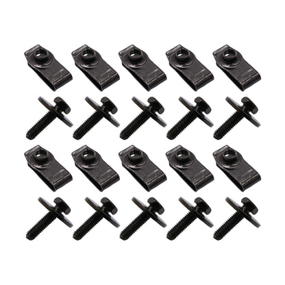Fits GMC Ford Chrysler Jeep N623343-S2 20X M8 Body Bolts & Extruded U Nuts Kits