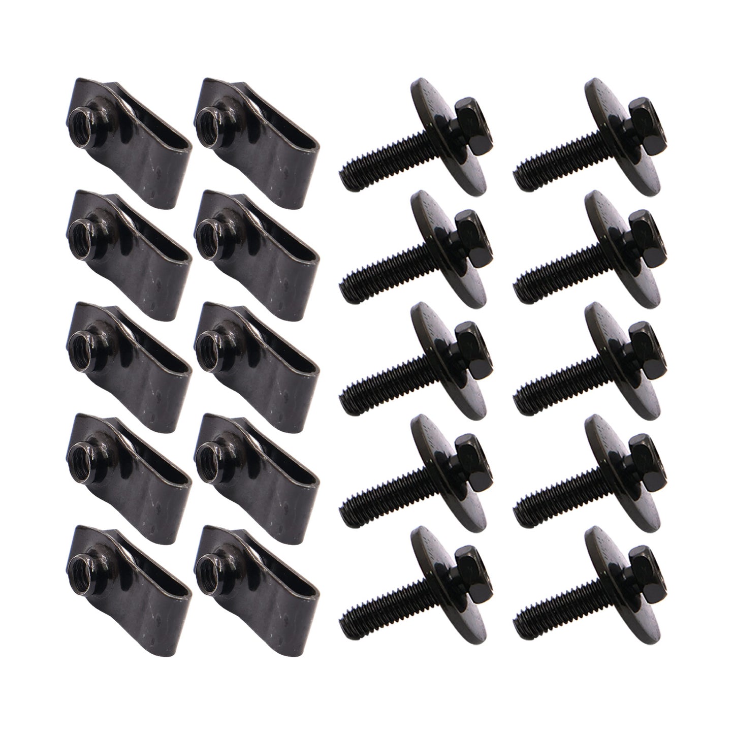 Fits GMC Ford Chrysler Jeep N623343-S2 20X M8 Body Bolts & Extruded U Nuts Kits
