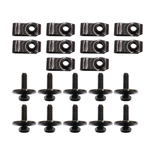 Fits GMC Ford Chrysler Jeep N623343-S2 20X M8 Body Bolts & Extruded U Nuts Kits