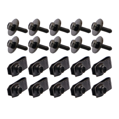 Fits GMC Ford Chrysler Jeep N623343-S2 20X M8 Body Bolts & Extruded U Nuts Kits