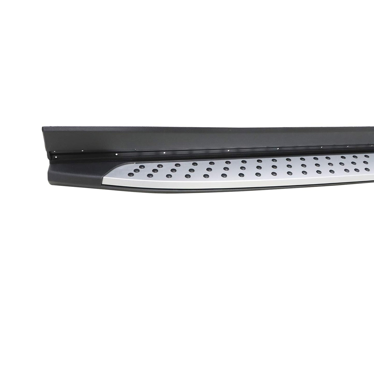 Fit Hyundai Santa Fe 2019-2023 Pair Black Running Boards Side Steps