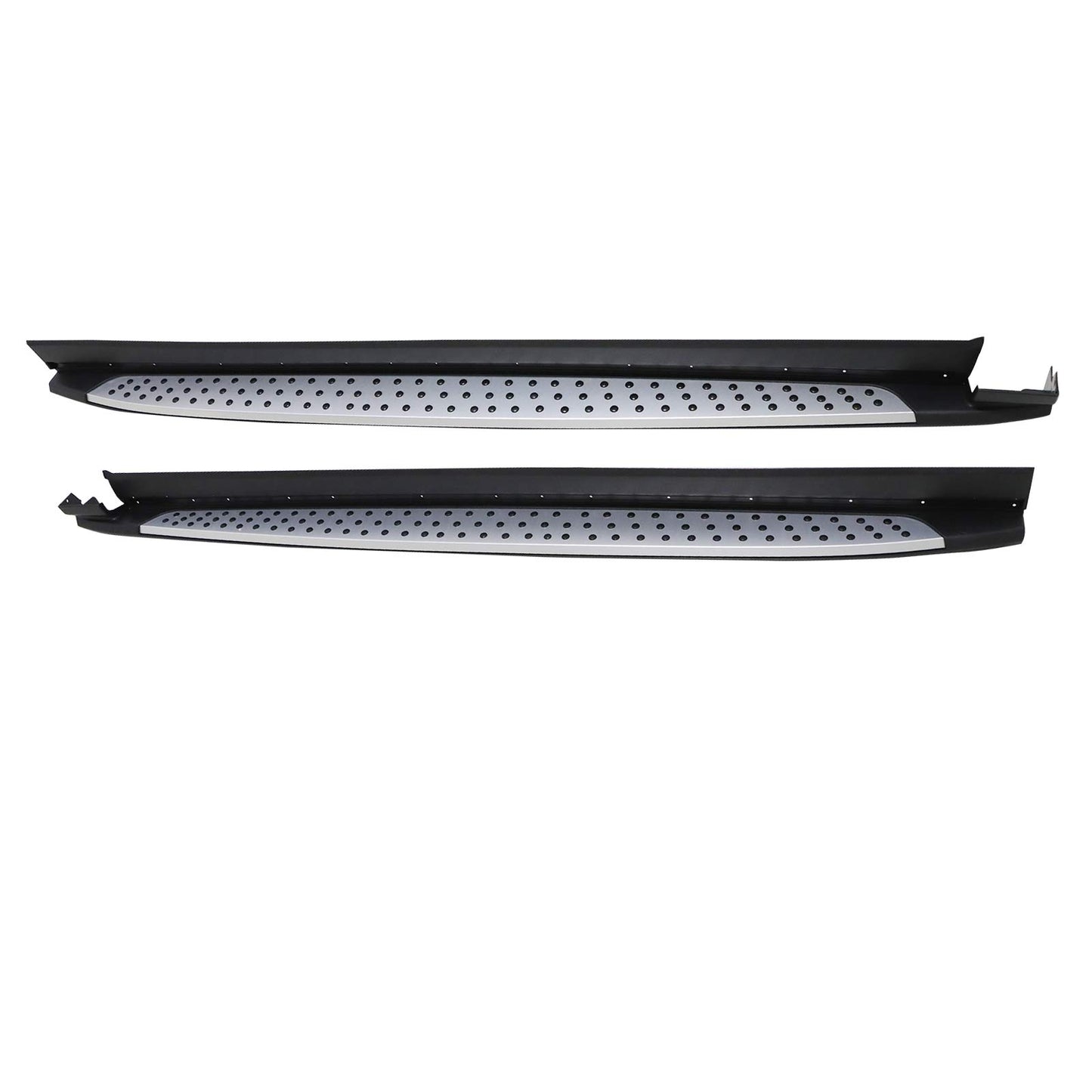 Fit Hyundai Santa Fe 2019-2023 Pair Black Running Boards Side Steps