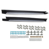 Fit Hyundai Santa Fe 2019-2023 Pair Black Running Boards Side Steps