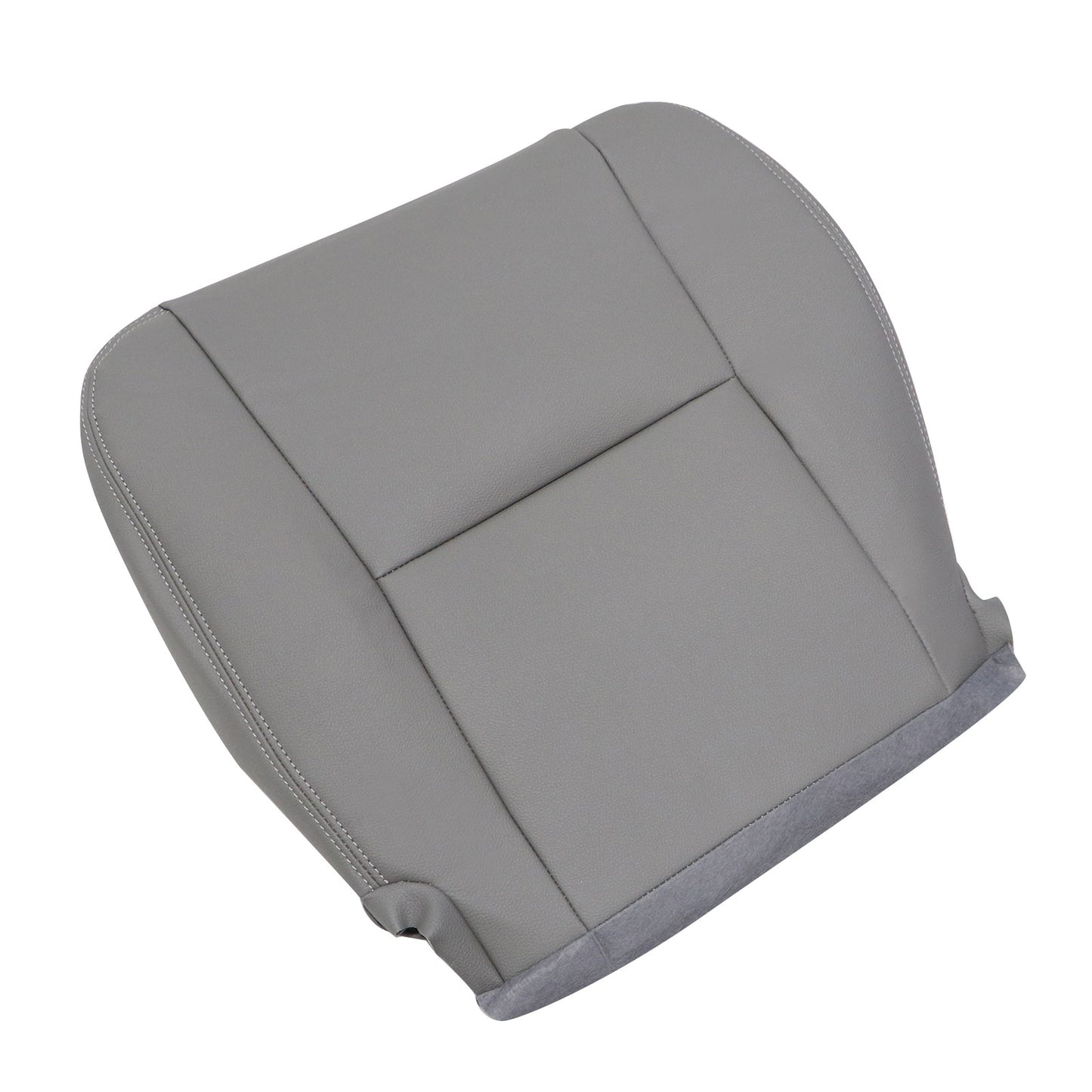 Driver Bottom Leather Seat Cover Stone Gray For 2002-2006 Toyota Camry LE SE XLE
