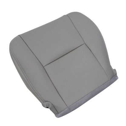 Driver Bottom Leather Seat Cover Stone Gray For 2002-2006 Toyota Camry LE SE XLE