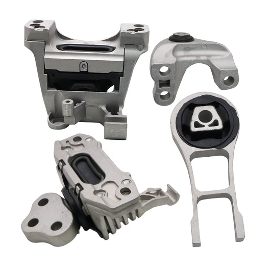 For Jeep Cherokee 3.2L 2014-2022 New 4Pcs AUTO Motor & Transmission Mount Set