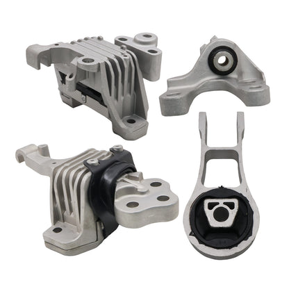 For Jeep Cherokee 3.2L 2014-2022 New 4Pcs AUTO Motor & Transmission Mount Set