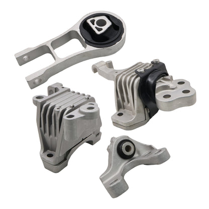 For Jeep Cherokee 3.2L 2014-2022 New 4Pcs AUTO Motor & Transmission Mount Set