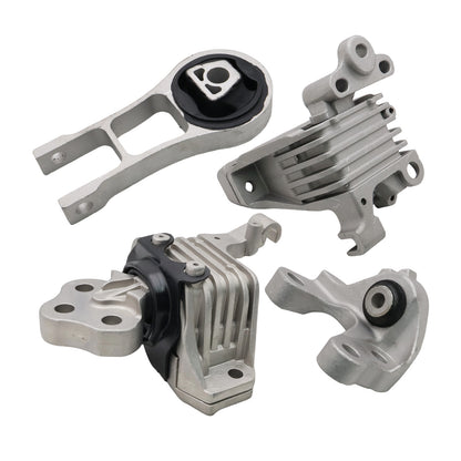For Jeep Cherokee 3.2L 2014-2022 New 4Pcs AUTO Motor & Transmission Mount Set