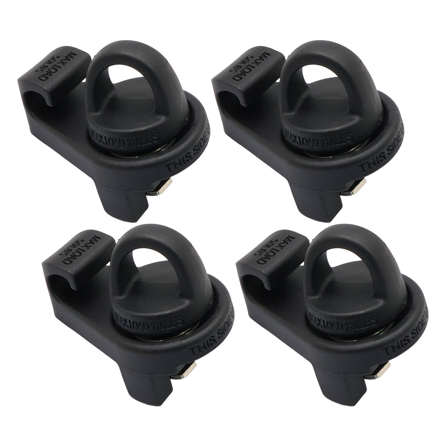 4X Truck Bed Tie Down Hooks Deck Rail For Toyota Tacoma 2005 2006-24 PT278-35075