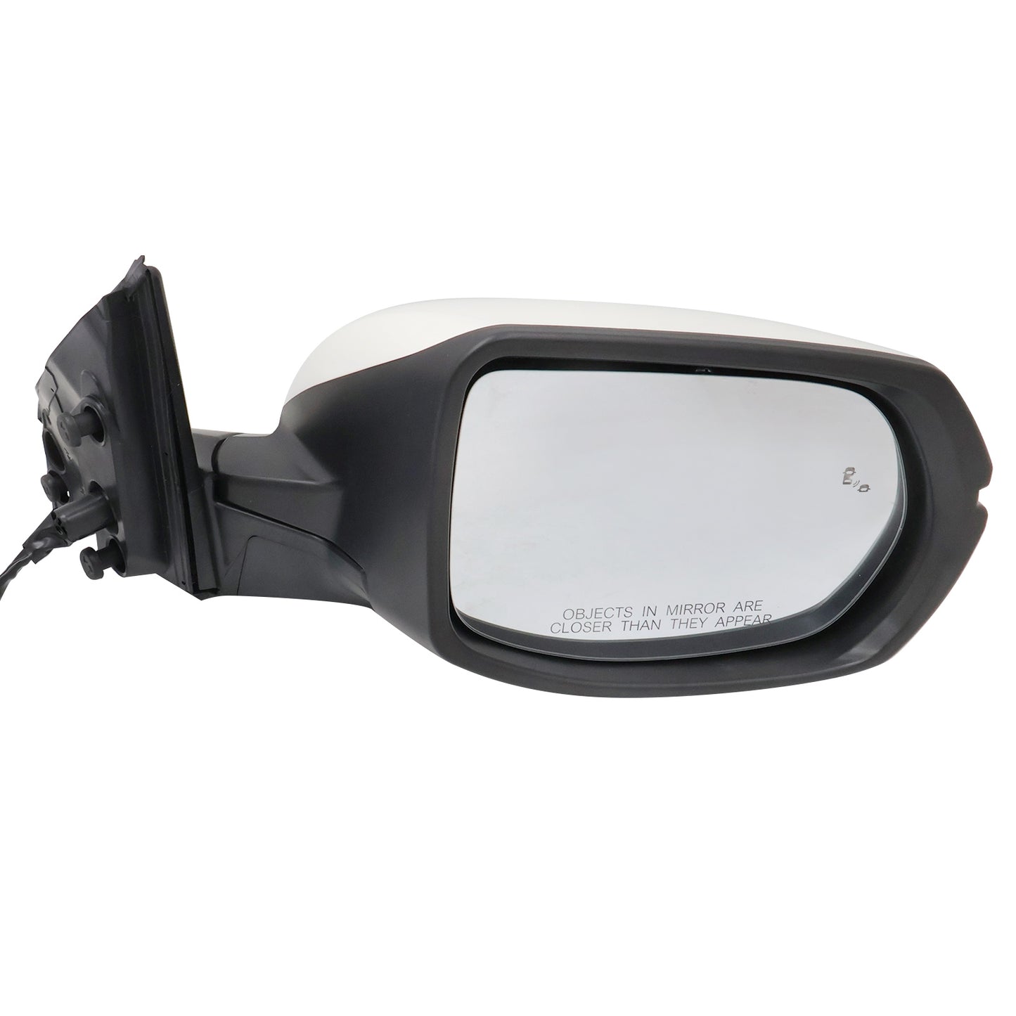 White Right Passenger Side Mirror For Honda CR-V Models 2017-2022