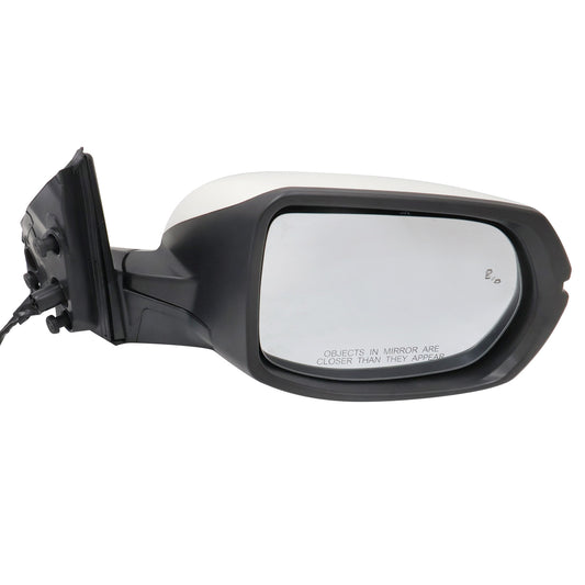 White Right Passenger Side Mirror For Honda CR-V Models 2017-2022