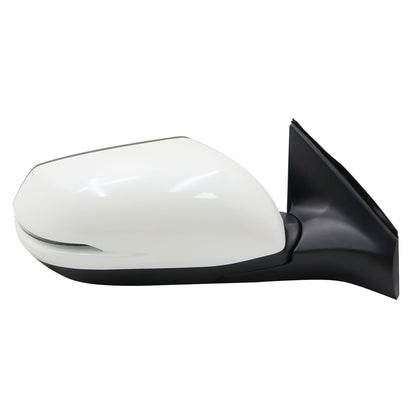 White Right Passenger Side Mirror For Honda CR-V Models 2017-2022