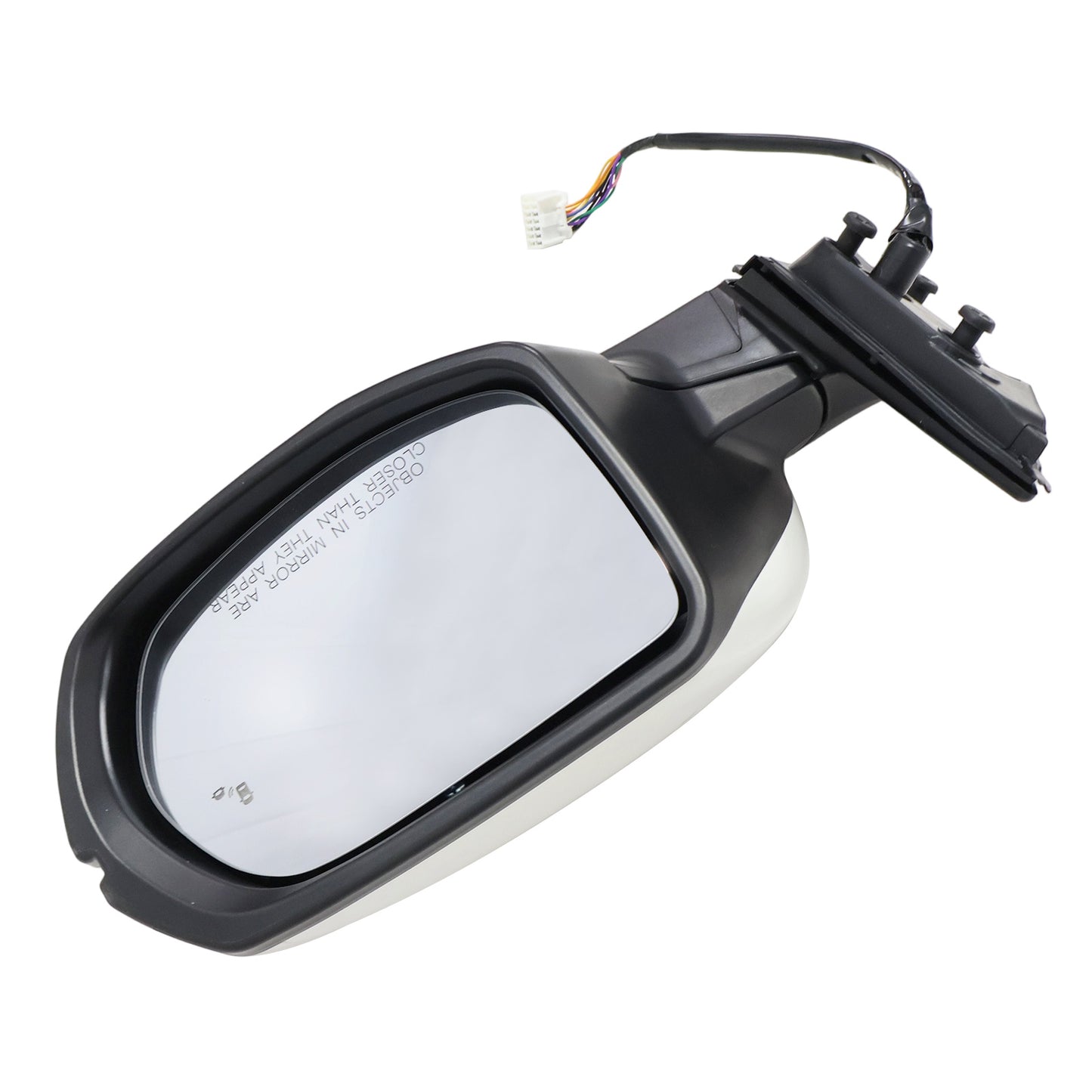 White Right Passenger Side Mirror For Honda CR-V Models 2017-2022
