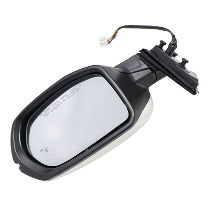 White Right Passenger Side Mirror For Honda CR-V Models 2017-2022