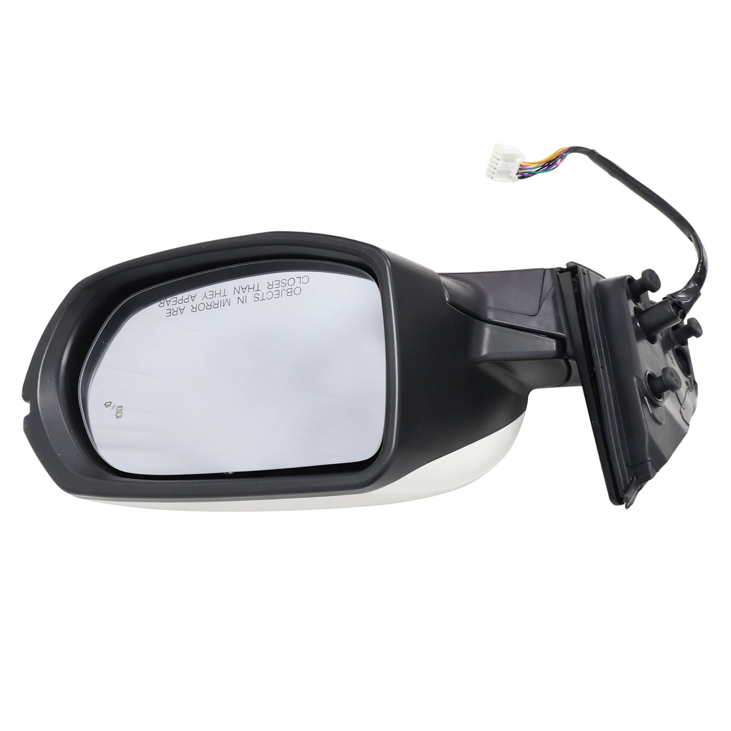 White Right Passenger Side Mirror For Honda CR-V Models 2017-2022