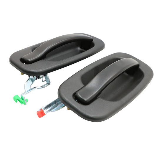 For Chevrolet GMC Exterior Door Handle w/ Keyhole Front/Rear X4