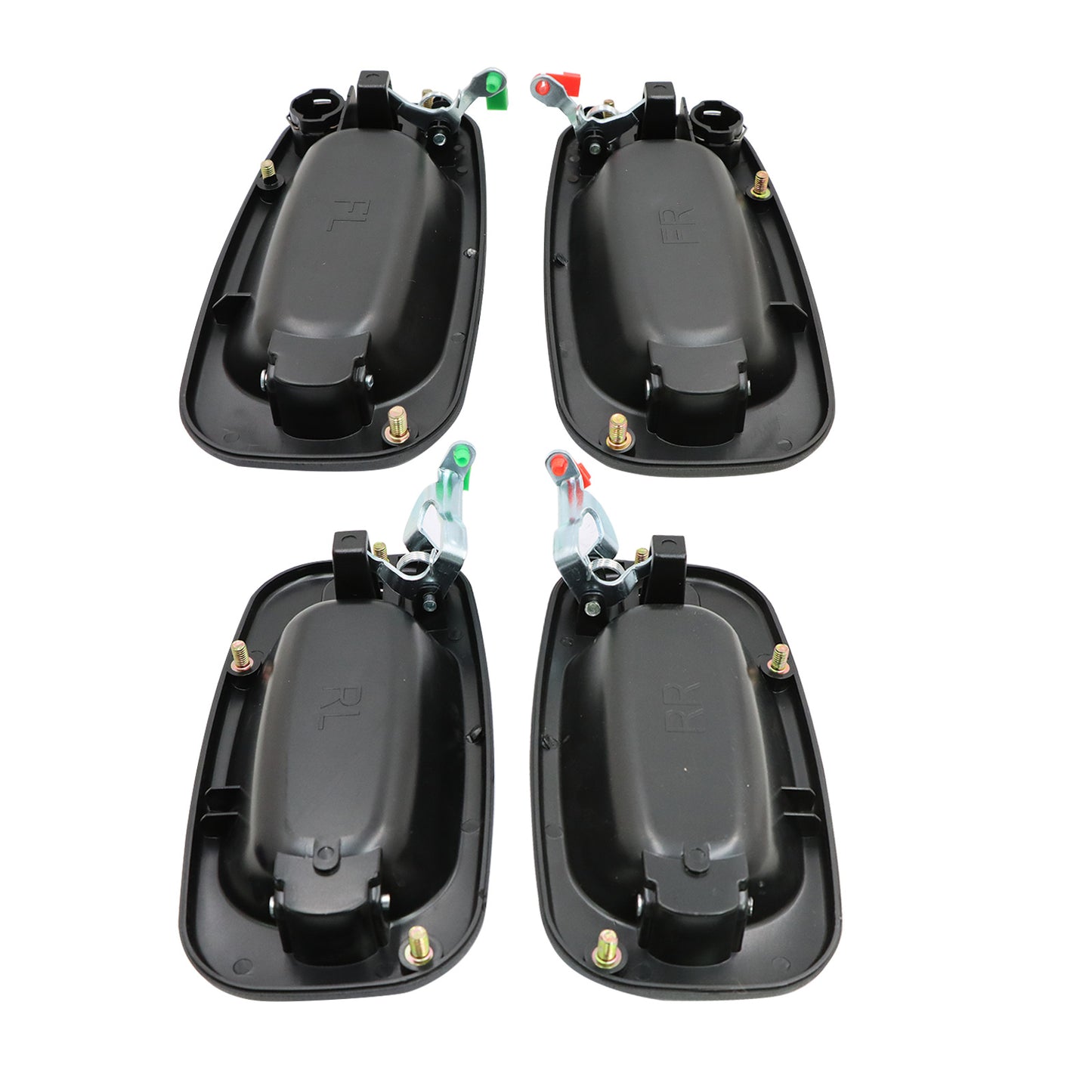 For Chevrolet GMC Exterior Door Handle w/ Keyhole Front/Rear X4
