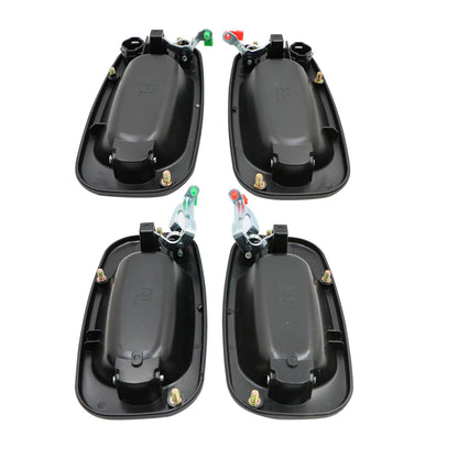 For Chevrolet GMC Exterior Door Handle w/ Keyhole Front/Rear X4