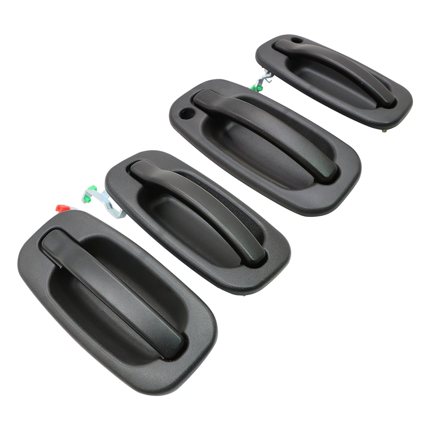 For Chevrolet GMC Exterior Door Handle w/ Keyhole Front/Rear X4