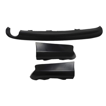 3PCS Rear Bumper Diffuser Lip & Lower Spoiler For 2011-2013 Toyota Corolla S/XRS