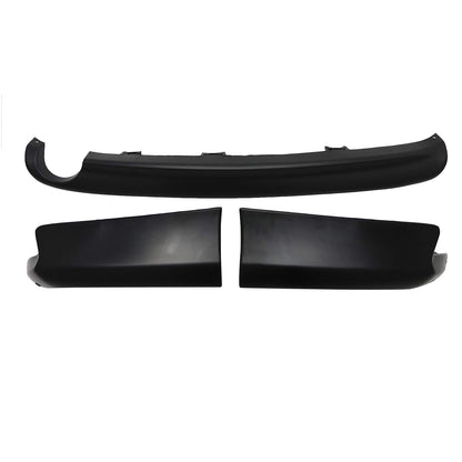 3PCS Rear Bumper Diffuser Lip & Lower Spoiler For 2011-2013 Toyota Corolla S/XRS