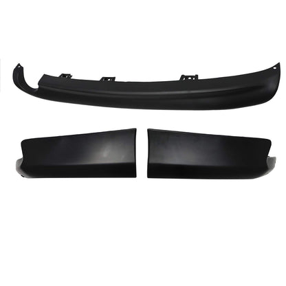 3PCS Rear Bumper Diffuser Lip & Lower Spoiler For 2011-2013 Toyota Corolla S/XRS